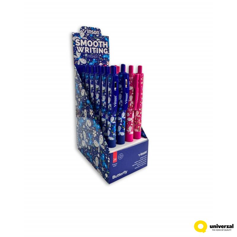 HEMIJSKA OLOVKA VINSON FASHION BUTTERFLY GEL PEN 520 