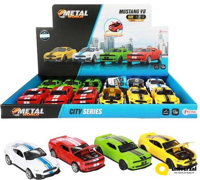 AUTO MUSTANG V8 METAL PULL BACK 21459Z 