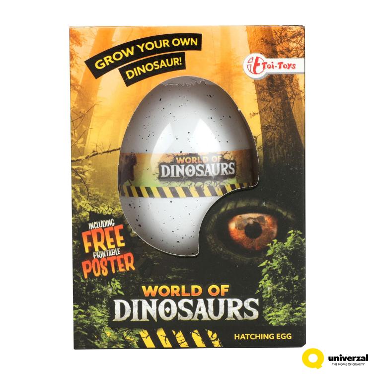 JAJE SA DINOSAURUSOM HATCHING EGG 6CM 35114Z 