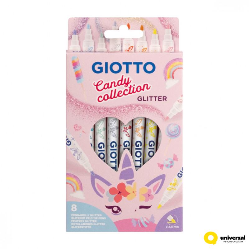 FLOMASTER 8/1 GIOTTO CANDY GLITTER PASTEL 428500 