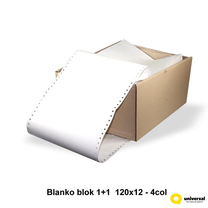 BLANKO BLOK 120x12/4col 1+1 