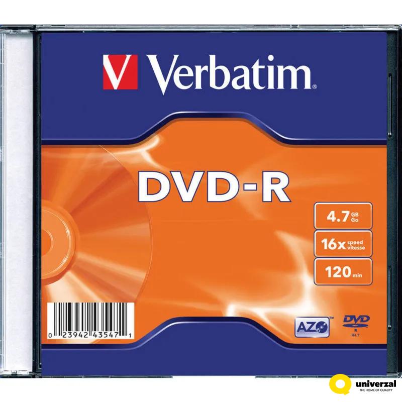 CD VERBATIM DVD-R 1/1 43547 