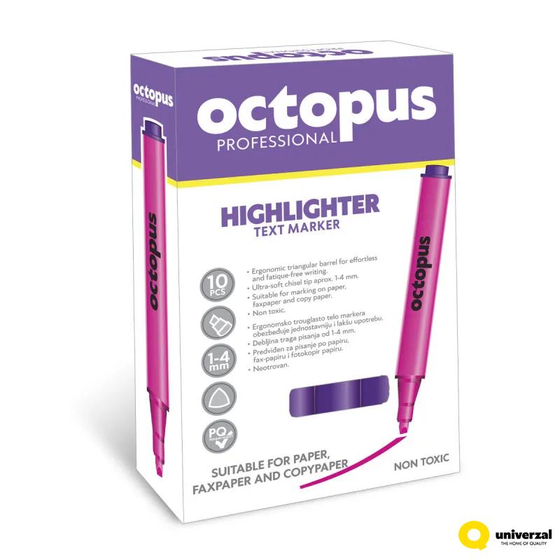 TEXT MARKER ROZI TROUGLASTI OCTOPUS UNL-0427 