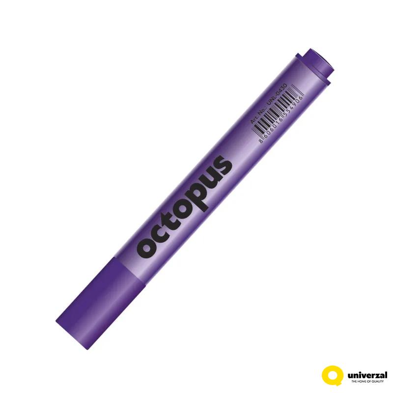 TEXT MARKER LJUBIČASTI TROUGLASTI OCTOPUS UNL-0430 
