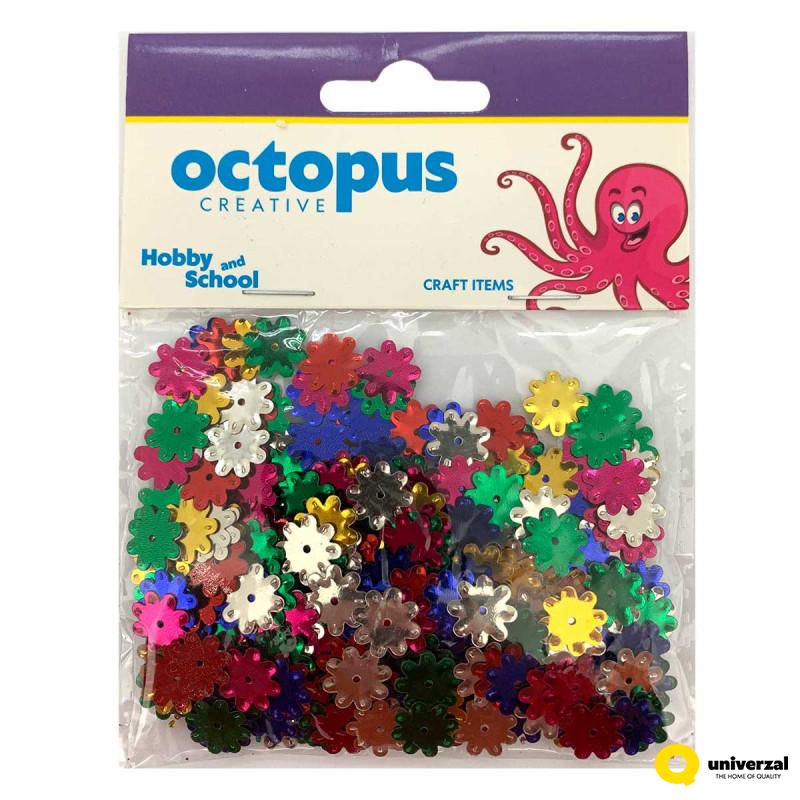 DEKORATIVNE KONFETE CVETIĆI MIX 14g OCTOPUS UNL-0845 