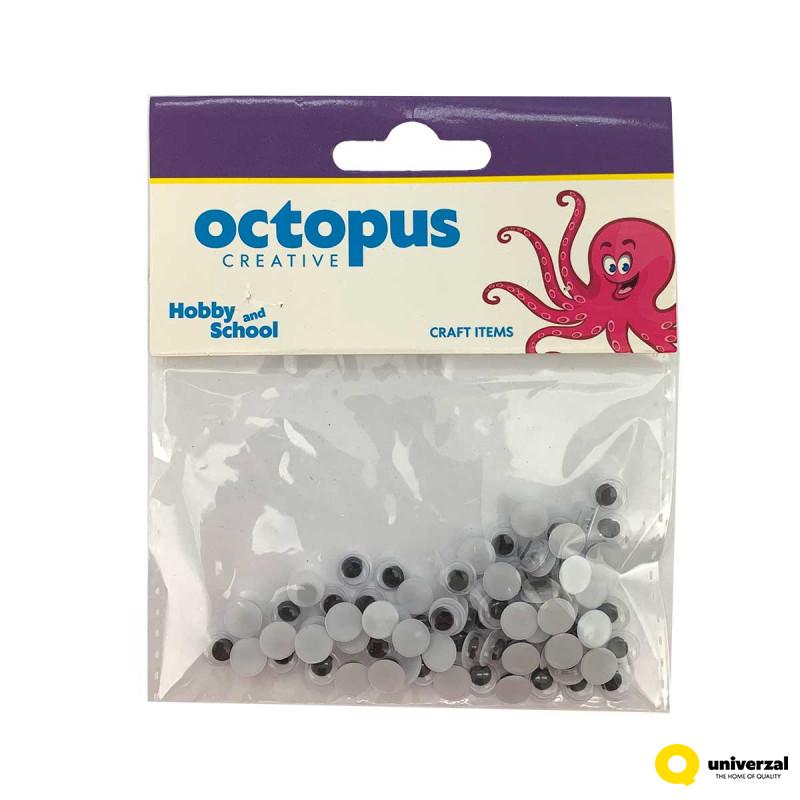 DEKORATIVNE OČI 7mm 70kom OCTOPUS UNL-0859 