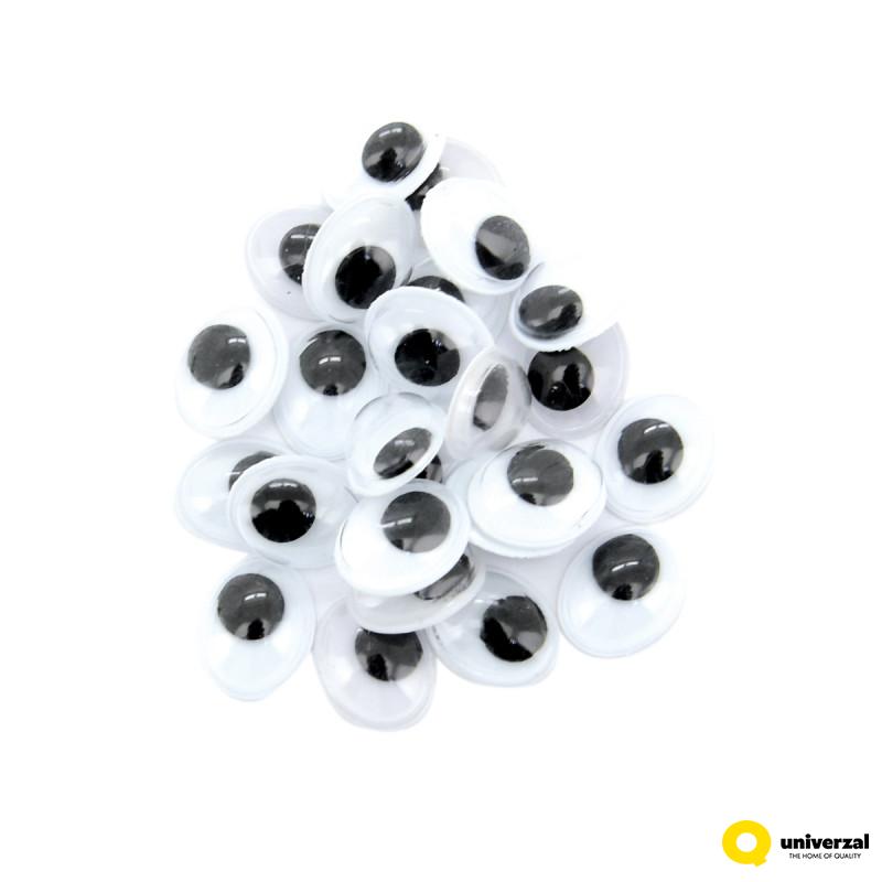 DEKORATIVNE OČI OVALNE 8X10mm 30kom OCTOPUS UNL-0862 