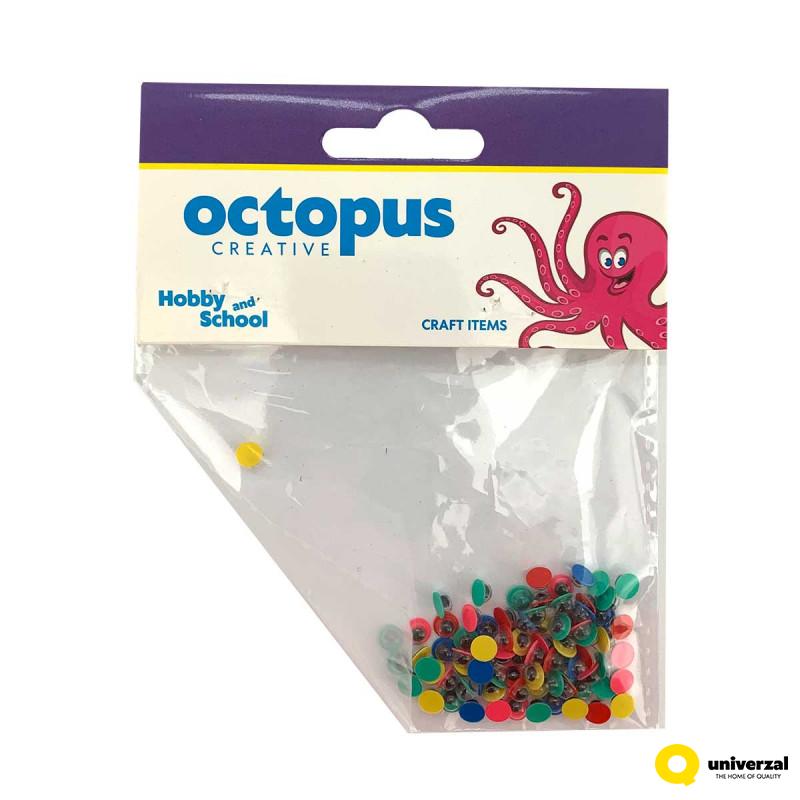 DEKORATIVNE OČI U BOJI 5mm 100kom UNL-0865 OCTOPUS 