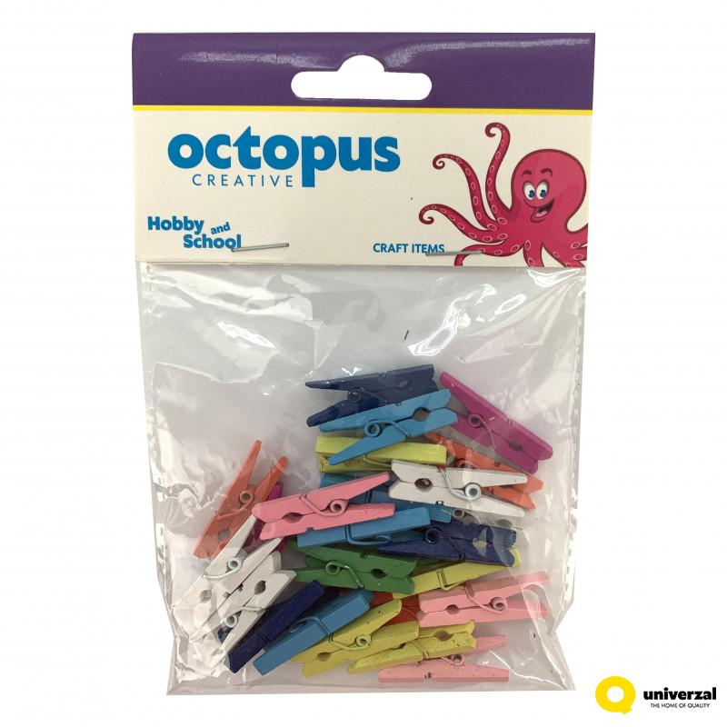 DEKORATIVNE ŠTIPALJKE 20/1 30x8mm UNL-1027 OCTOPUS 