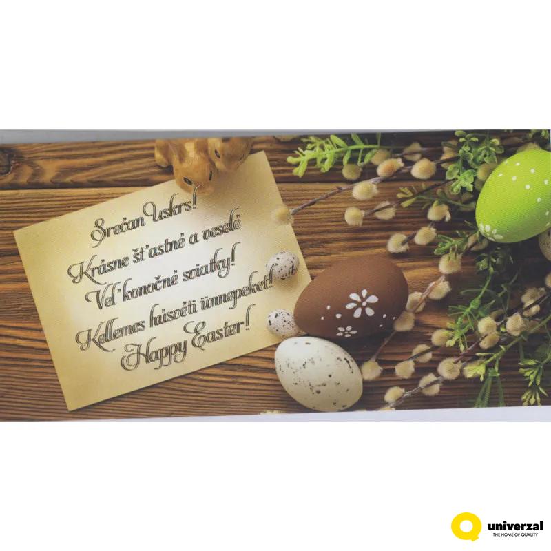 ČESTITKA USKRŠNJA 20X10CM UNL-1621 