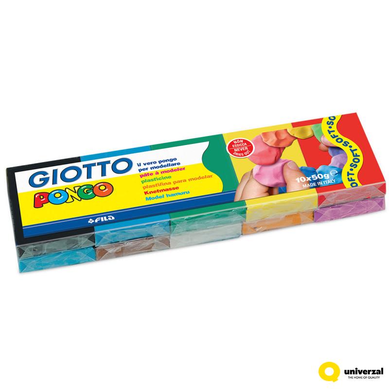 PLASTELIN 10/1 PONGO GIOTTO 10x50gr 0510800 