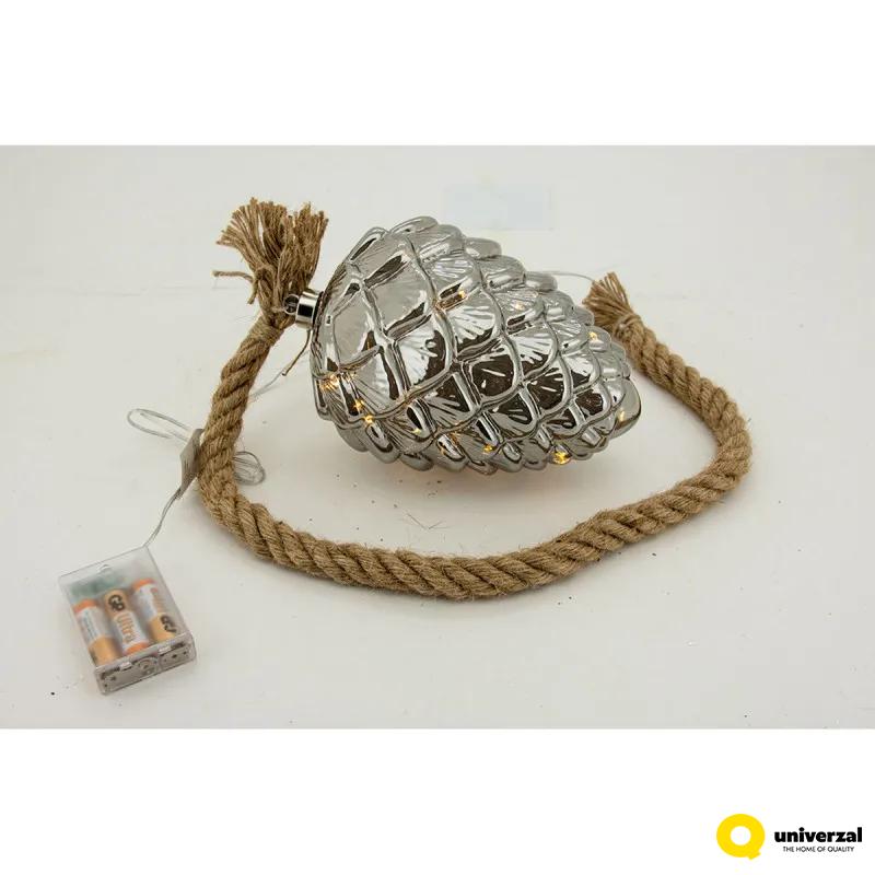 DEKORATIVNI UKRAS ŠIŠARKA SA LED SVETLOM 15X21CM 485695 