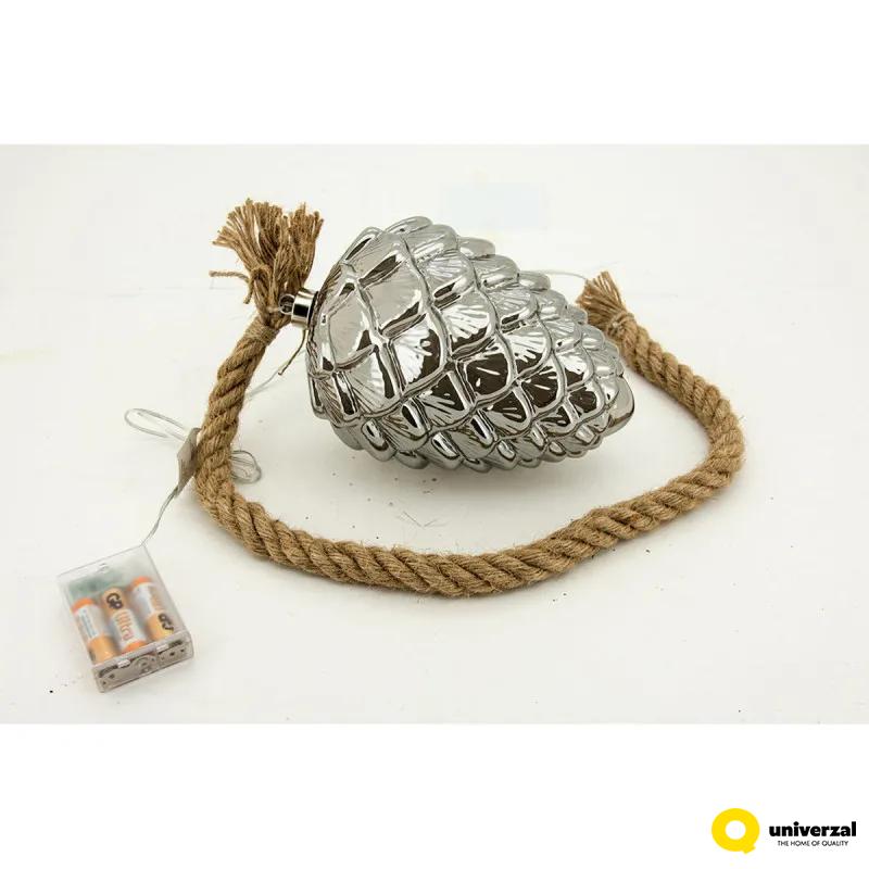 DEKORATIVNI UKRAS ŠIŠARKA SA LED SVETLOM 15X21CM 485695 