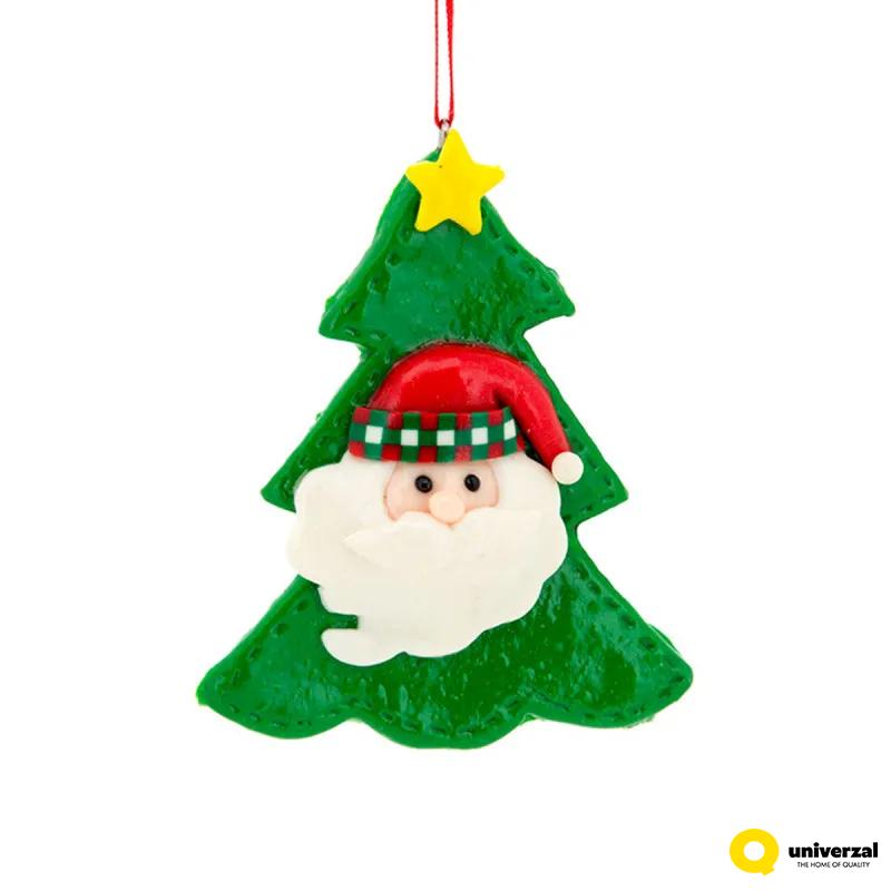 NOVOGODIŠNJI UKRAS DEDA MRAZ-SNEŠKO-JELKA 630170 