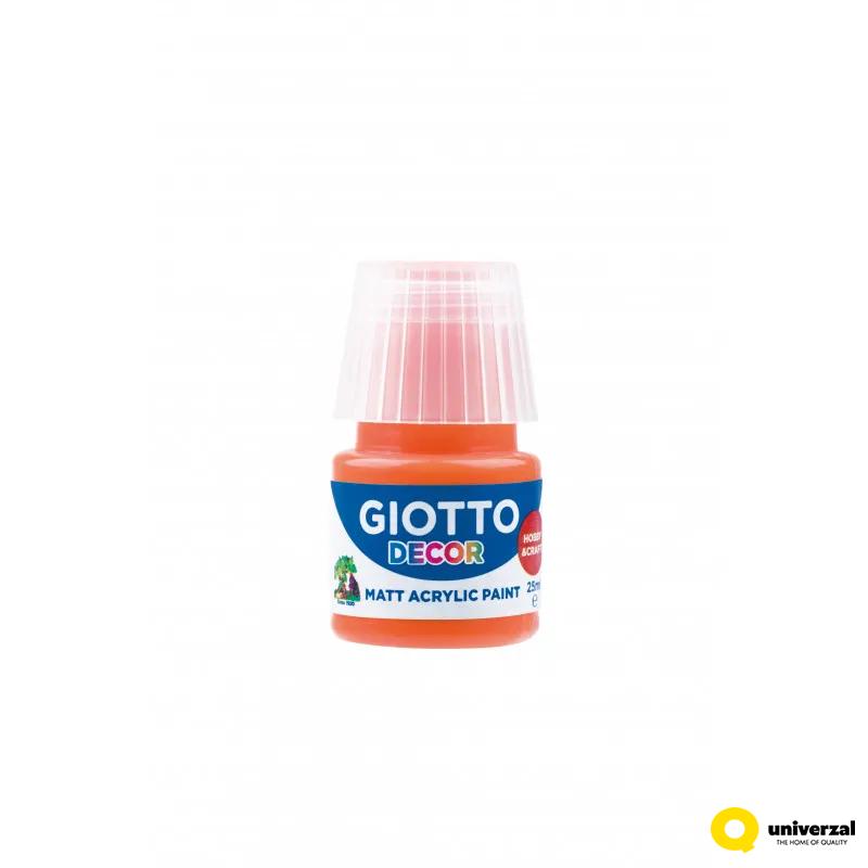 BOJA AKRILNA NARANDŽASTA 25ML GIOTTO DECOR 538105 