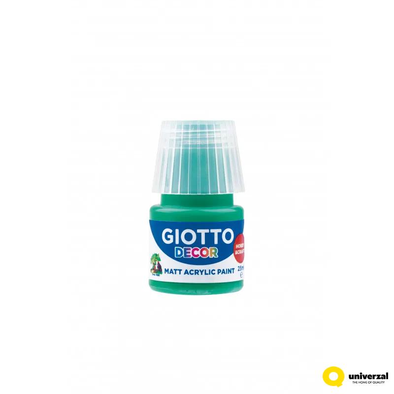 BOJA AKRILNA ZELENA EMERALD 25ML GIOTTO DECOR 538114 