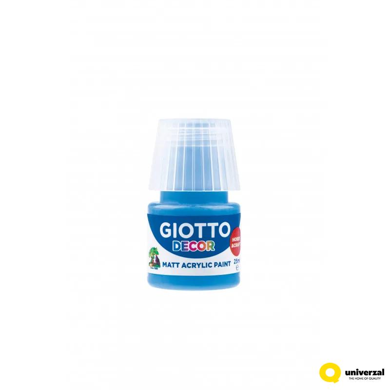 BOJA AKRILNA PLAVA CYAN 25ML GIOTTO DECOR 538115 