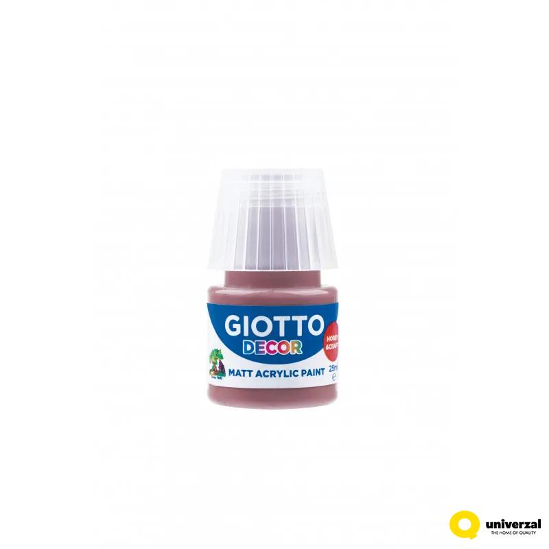 BOJA AKRILNA BRAON RAW UMBER 25ML GIOTTO DECOR 538123 