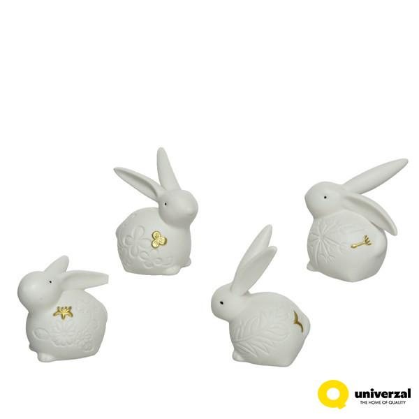 FIGURA PORCELANSKA ZEC 4 MOTIVA 7.5X5.5X9.5CM 82.5498 