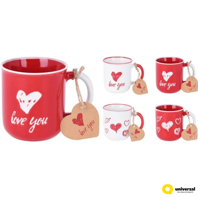 ŠOLJA PORCELANSKA SRCE 300ML Q75900280 