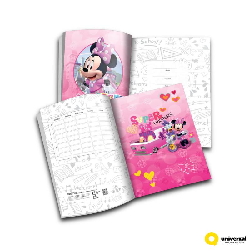 SVESKA A4 SITNI KARO 52L DISNEY 80gr 