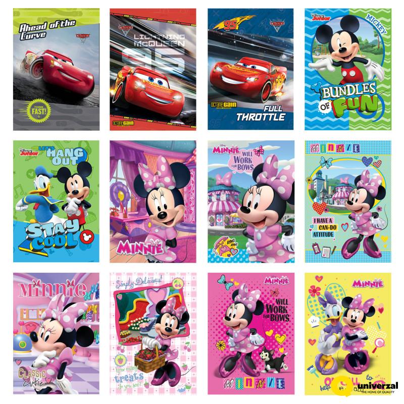 SVESKA A4 SITNI KARO 52L DISNEY 80gr 