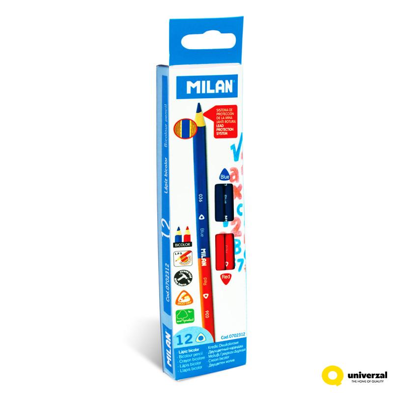 OLOVKA GRAFITNA 12/1 CRVENO-PLAVA MILAN 0702312 