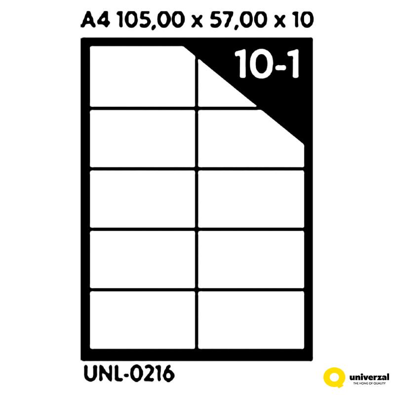 NALEPNICE A4 OCTOPUS 105X57 100/1 10 NALEPNICA UNL-0216 