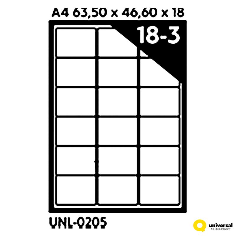 NALEPNICE A4 OCTOPUS 63,5X46,6 100/1 18 NALEPNICA UNL-0205 