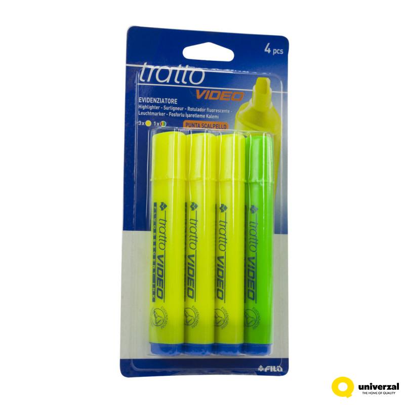 TEXT MARKER 4/1 TRATTO BLISTER 0043508 