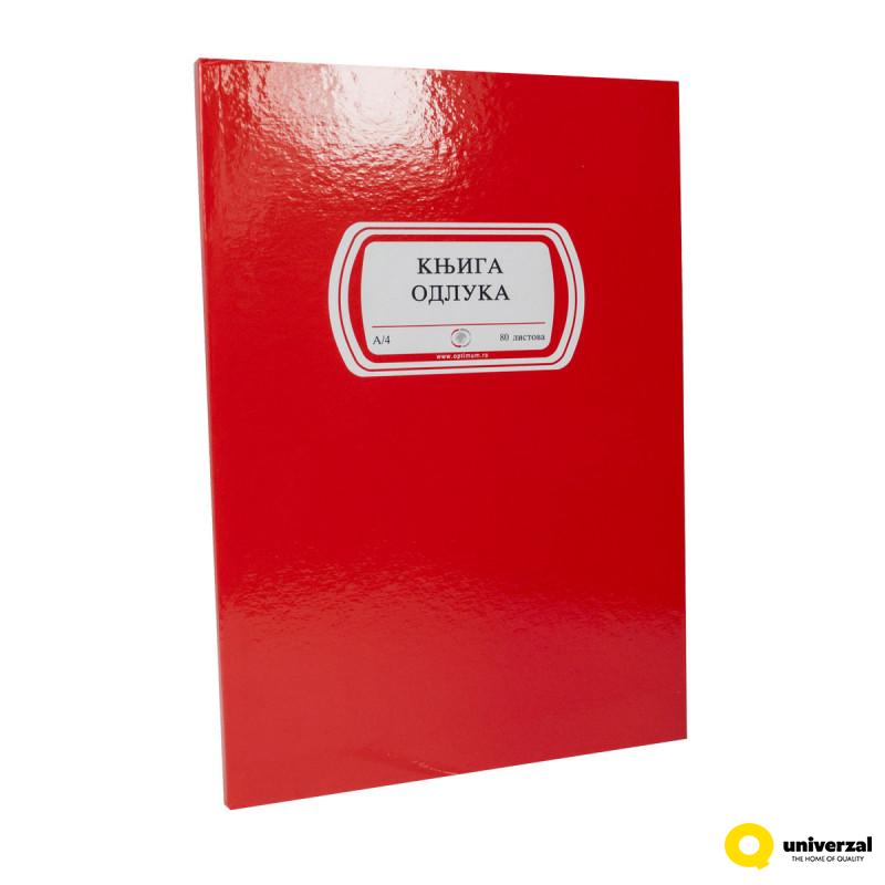 KNJIGA ODLUKA OPTIMUM 