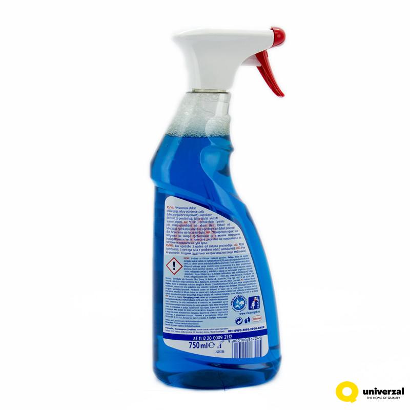 SREDSTVO ZA STAKLA MER CLIN SA PUMPICOM 750ml PLAVI 