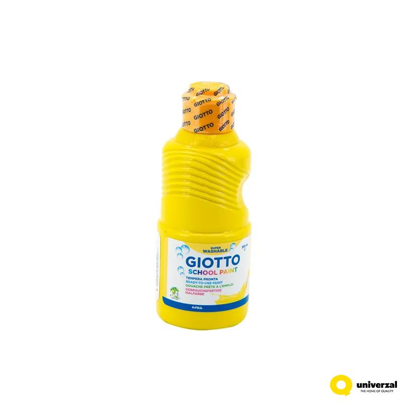 TEMPERA 250ml GIOTTO ŽUTA VODOPERIVA 530802 