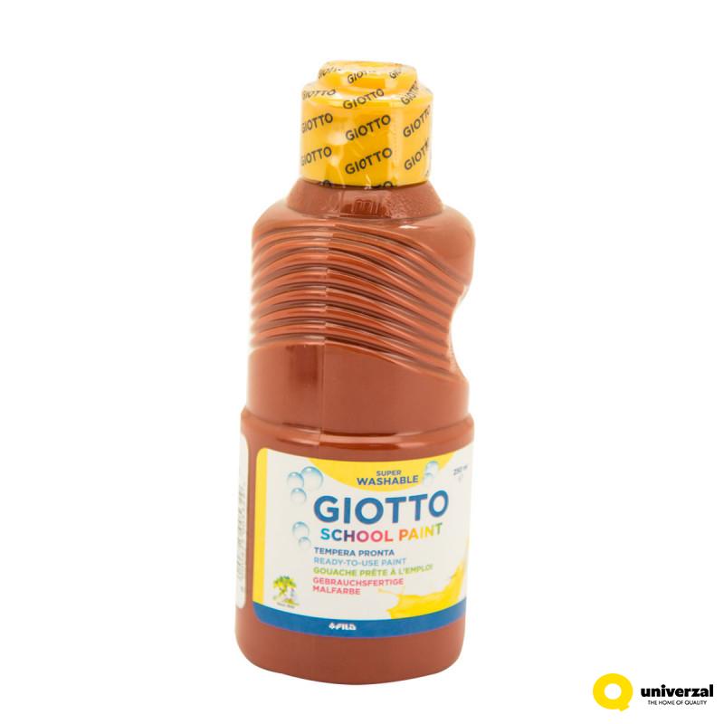 TEMPERA 250ml GIOTTO BRAON VODOPERIVA 530828 