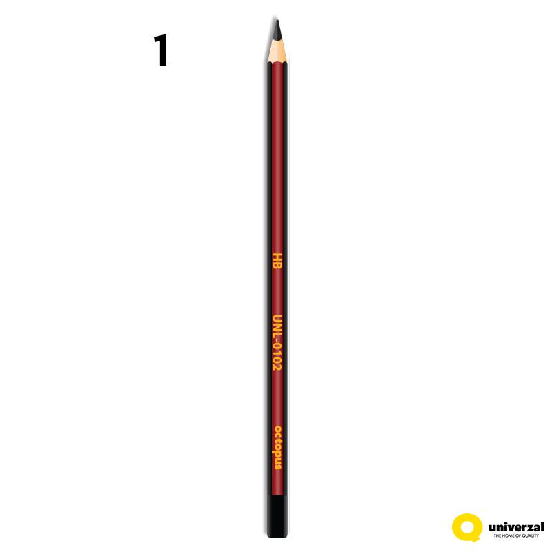 OLOVKA GRAFITNA HB 1/1 OCTOPUS UNL-0102 