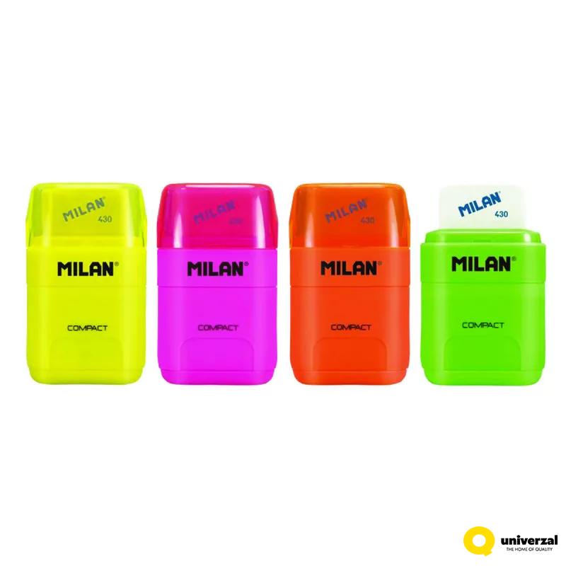 ZAREZAČ SA GUMICOM MILAN COMPACT FLUO 4719116 