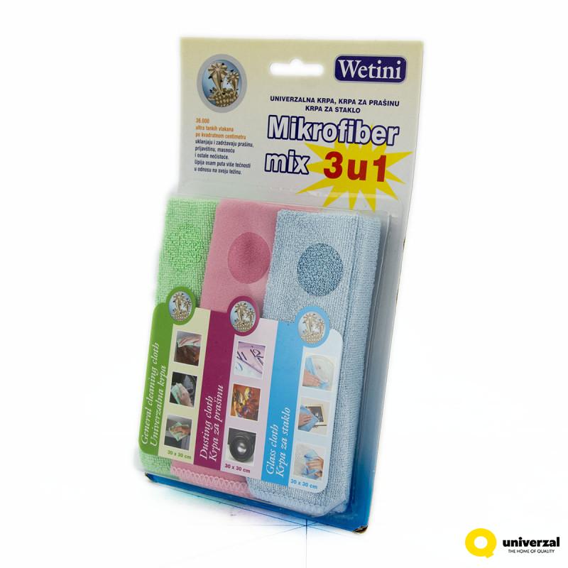 KRPA MICROFIBER 3/1 30x30cm WETINI BLISTER 8725 