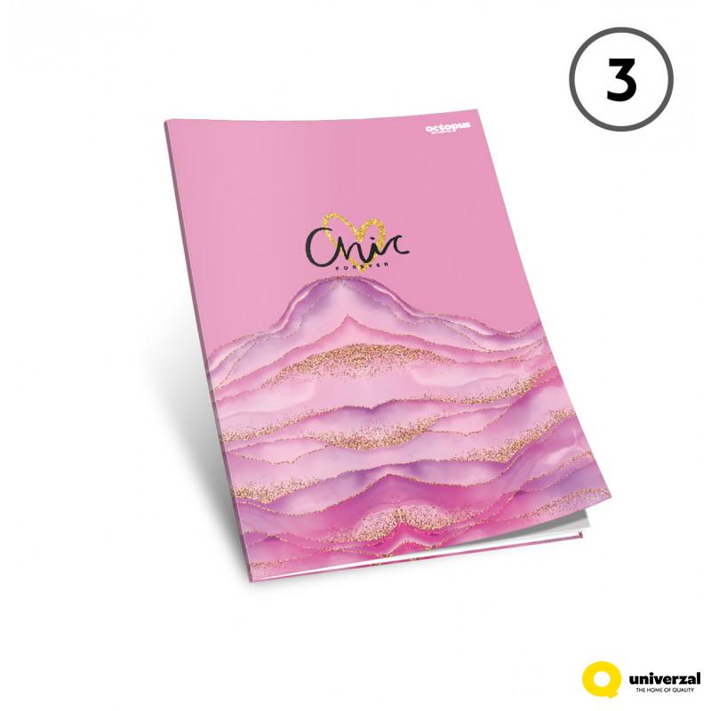 SVESKA A5 DIKTO 52L ŠIK 80g OCTOPUS UNL-0751 