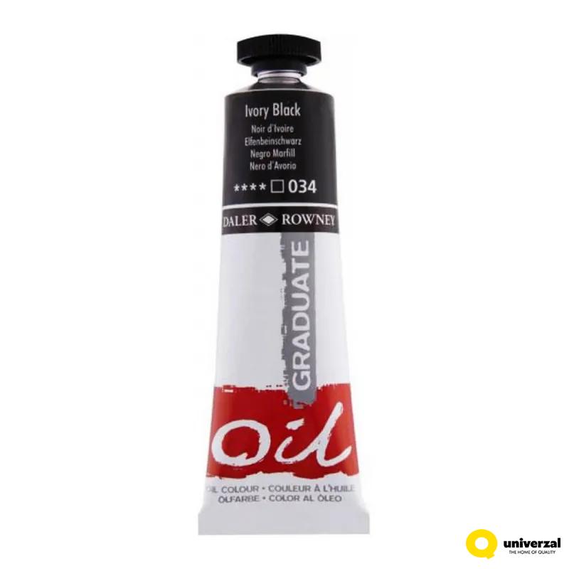 BOJA ULJANA 38ML IVORY BLACK 117038034 GRADUATE 