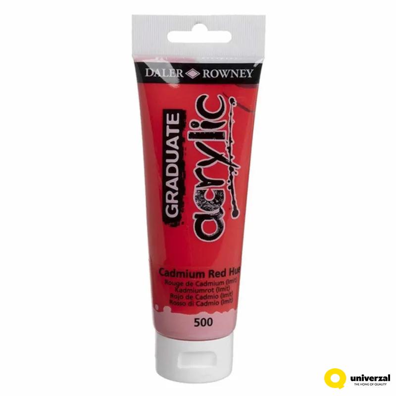 BOJA AKRILNA 120ML CRVENA CADMIUM 123120500 GRADUATE 
