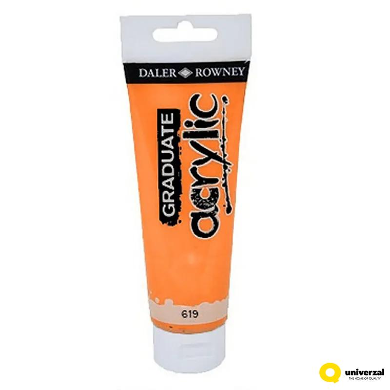 BOJA AKRILNA 120ML ORANGE CADMIUM 123120619 GRADUATE 