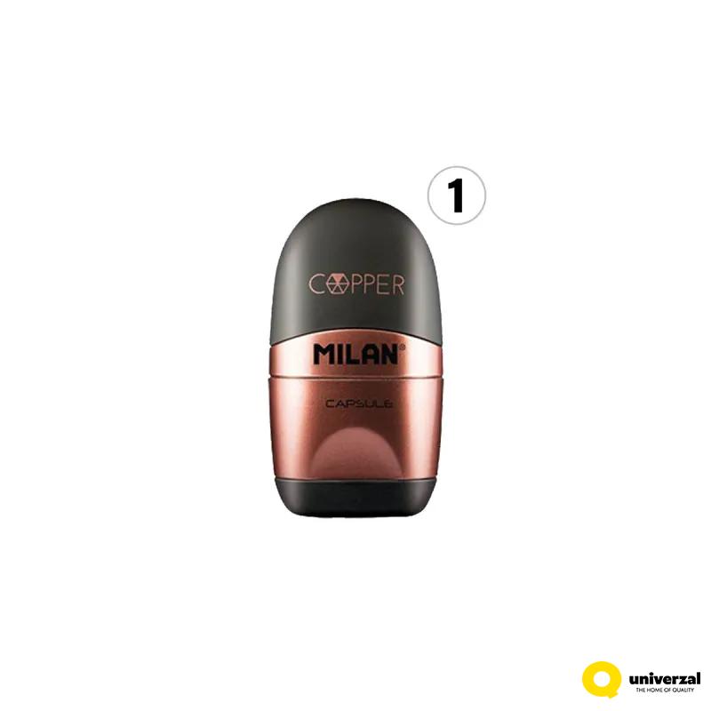 ZAREZAČ MILAN SA GUMICOM CAPSULE COPPER 4717112 