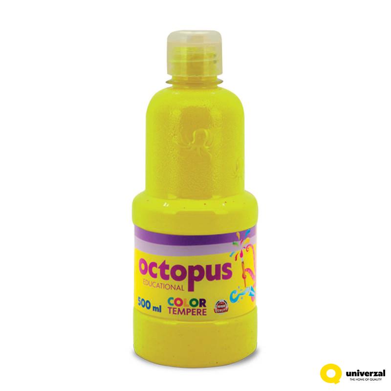 TEMPERA 500ml ŽUTA OCTOPUS UNL-1132 