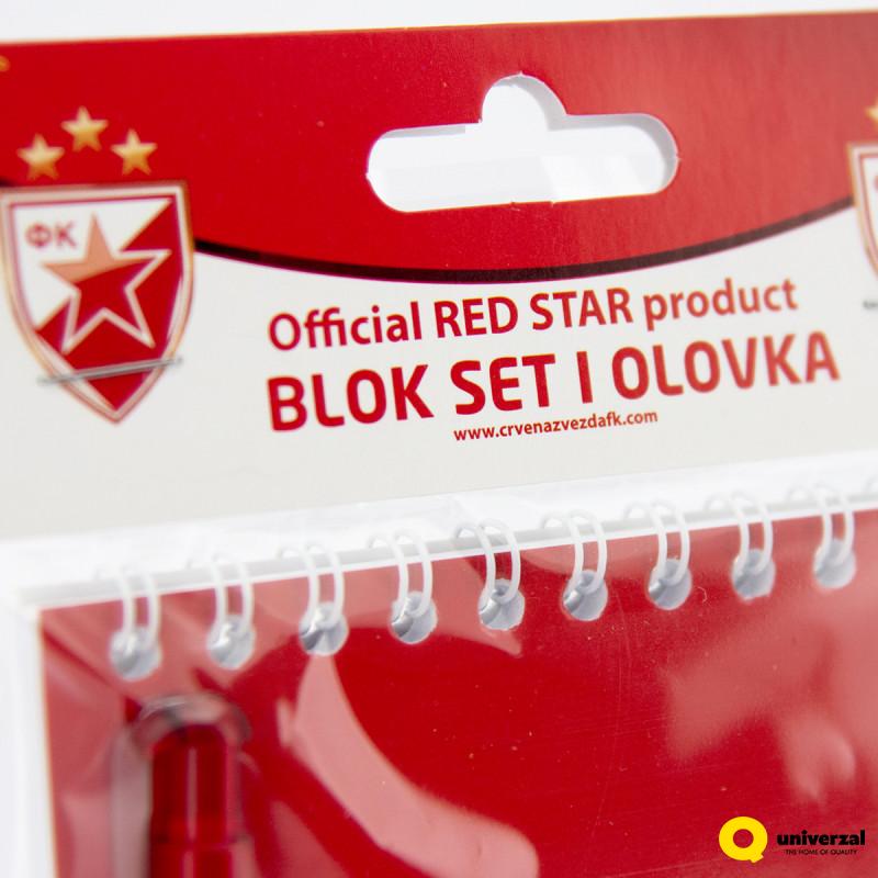 BLOKČIĆ 2/1 CRVENA ZVEZDA BLISTER 