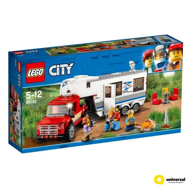 KOCKE LEGO CITY PICKUP AND CARAVAN LE60182 