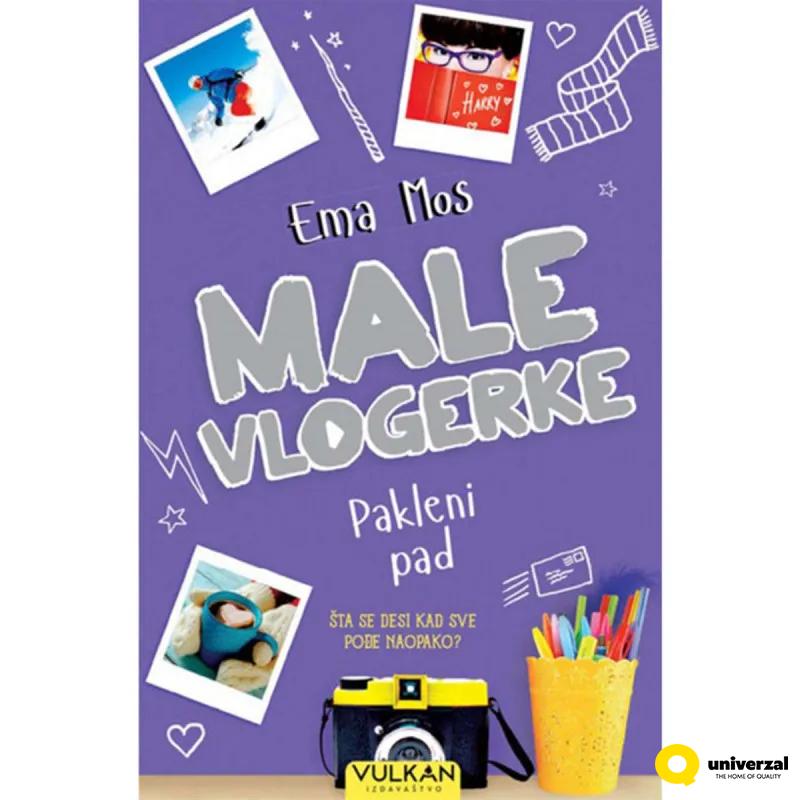 KNJIGA MALE VLOGERKE  PAKLENI PAD 