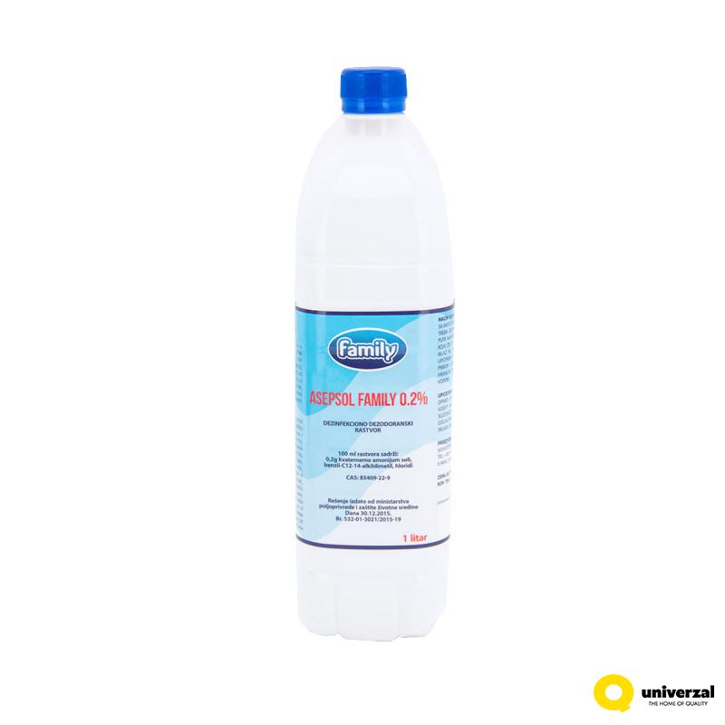 ASEPSOL FAMILY 1000ml 0.2% 