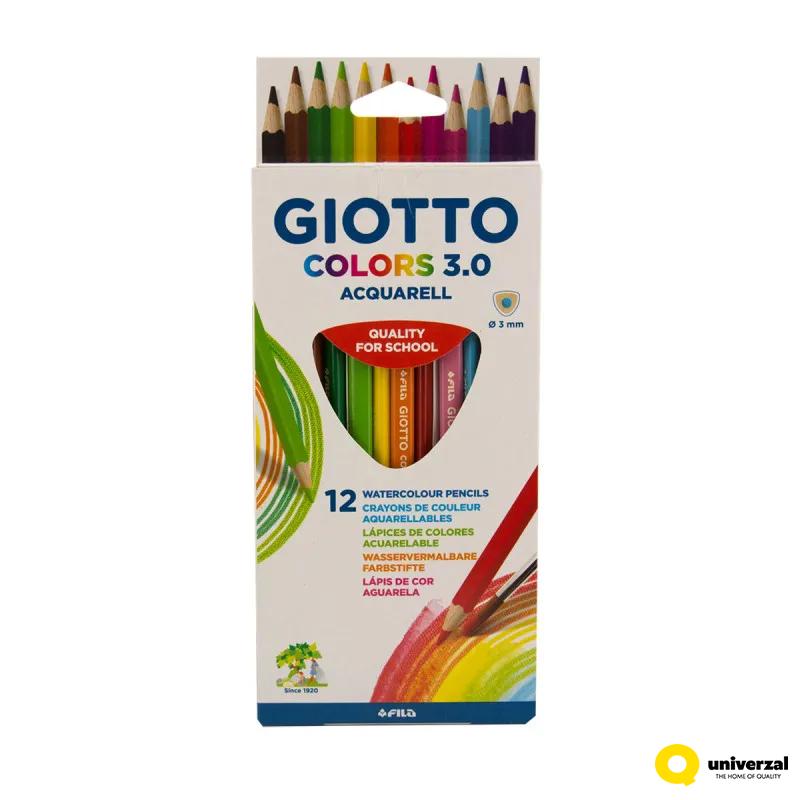 DRVENE BOJE 12/1 GIOTTO COLORS 3.0 ACQUARELL 277100 