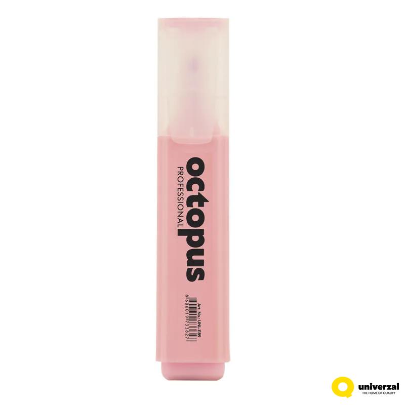 TEXT MARKER PASTEL ROZI OCTOPUS UNL-1189 