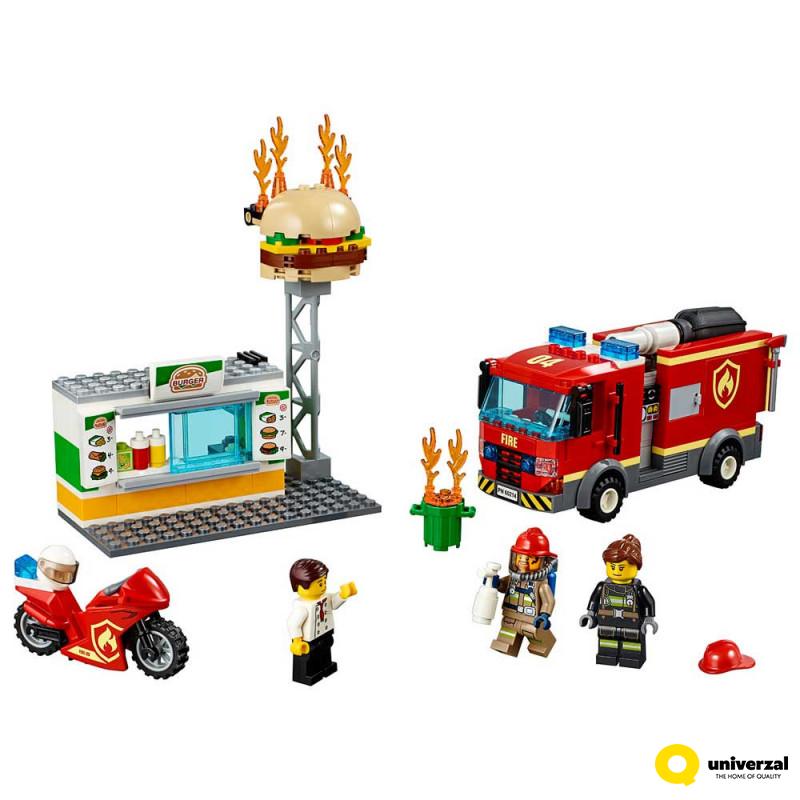 KOCKE LEGO CITY BURGER BAR FIRE RESCUE LE60214 